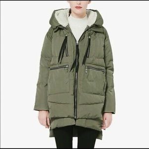Ci Sono Sherpa Hooded Parka